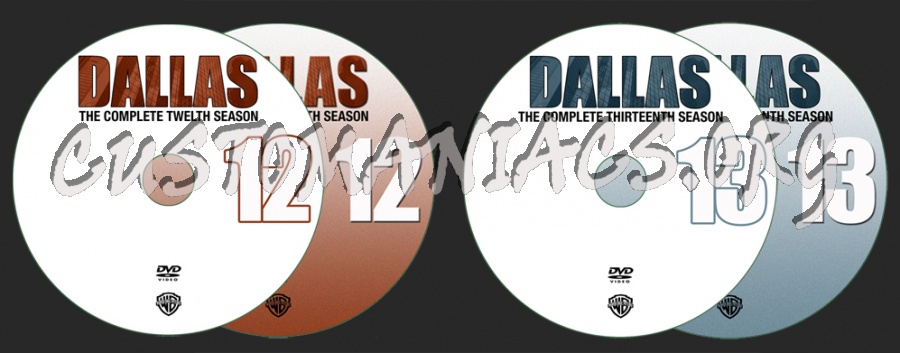 Dallas Seasons 12-13 dvd label