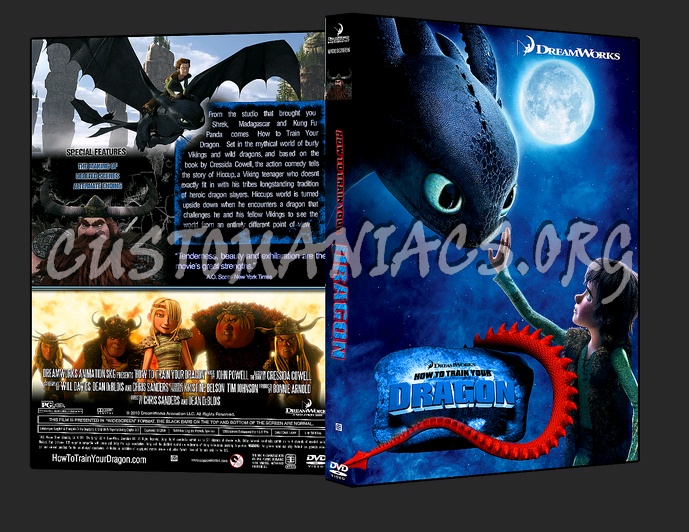 How To Train Your Dragon 2D Version dvd cover