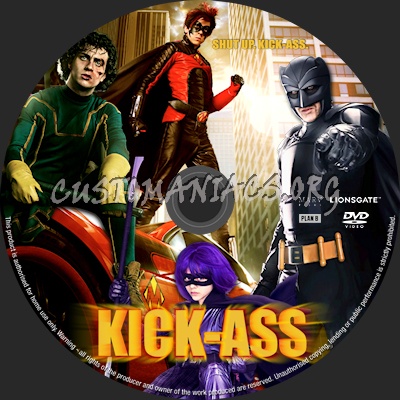 Kick-Ass dvd label