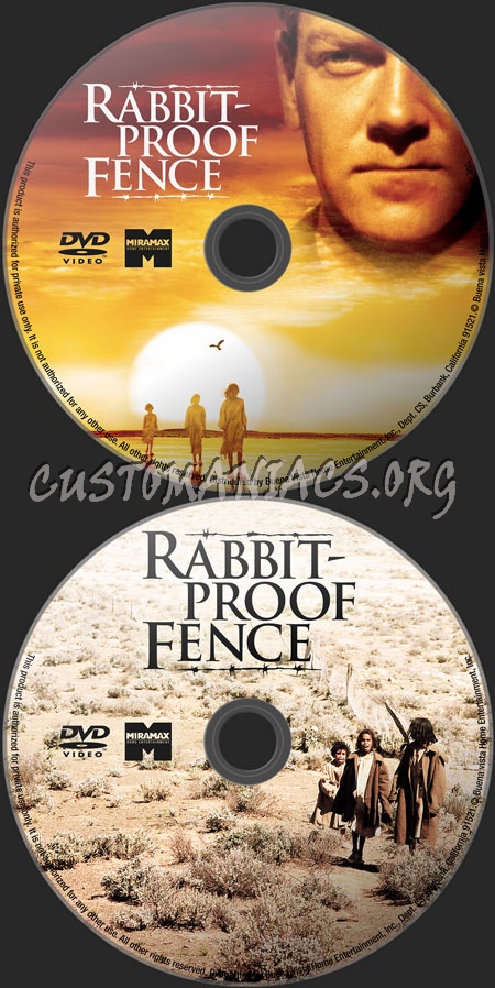 Rabbit-Proof Fence dvd label