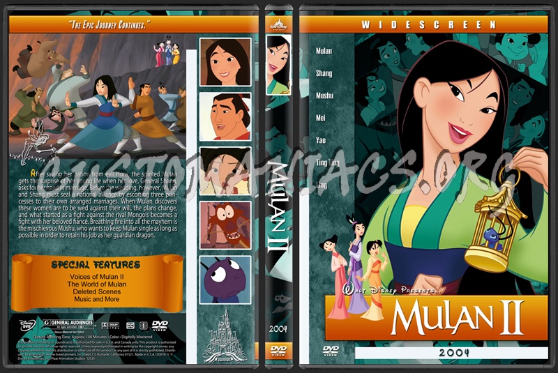 Mulan 2 04 Dvd Cover Dvd Covers Labels By Customaniacs Id Free Download Highres Dvd Cover