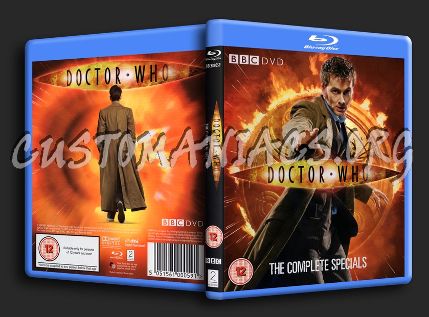 Doctor Who The Complete Specials blu-ray cover