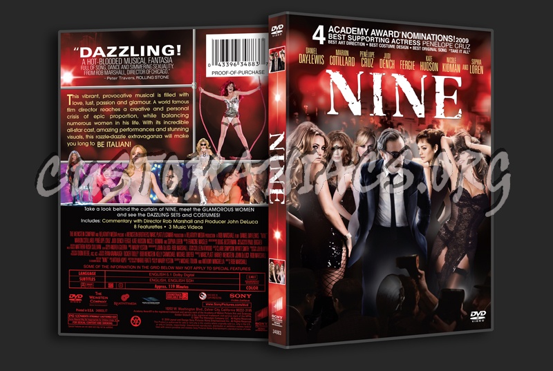 Nine dvd cover