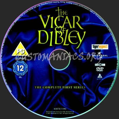 The Vicar Of Dibley Series 1 dvd label