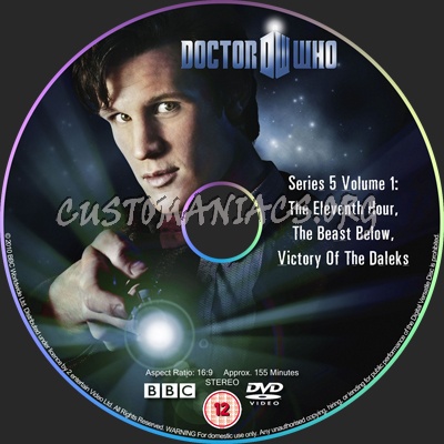 Doctor Who : Series 5 Volume 1 dvd label