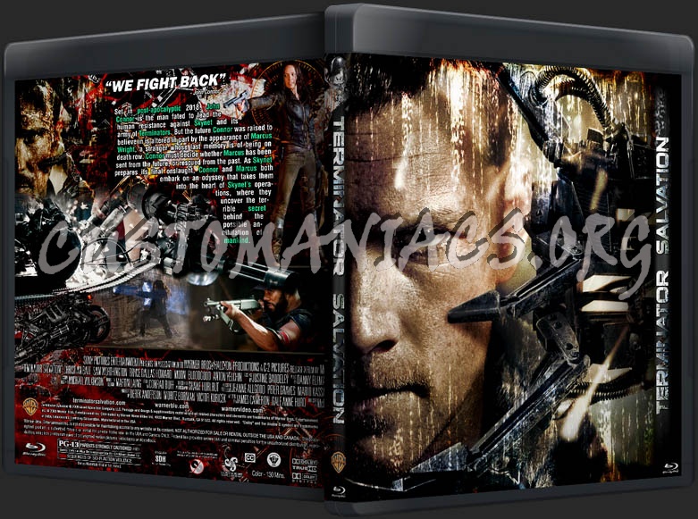 Terminator Salvation blu-ray cover