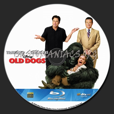 Old Dogs blu-ray label