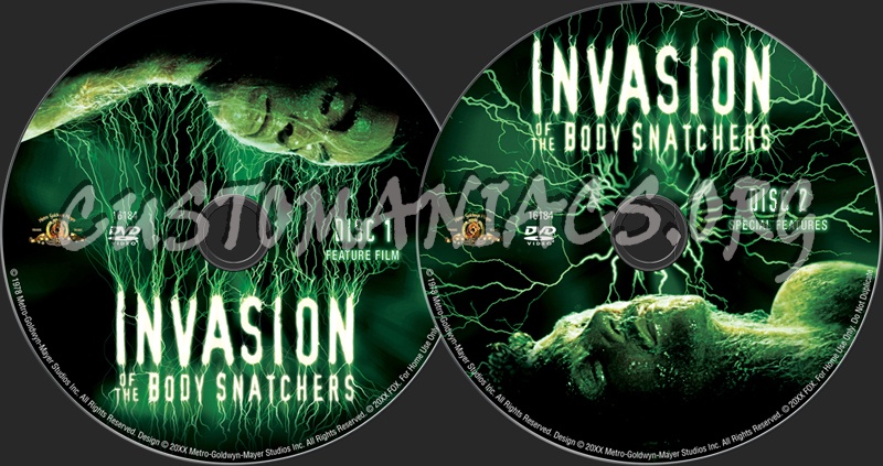 Invasion of the Body Snatchers dvd label