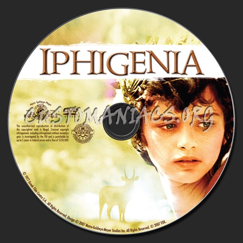 Iphigenia dvd label