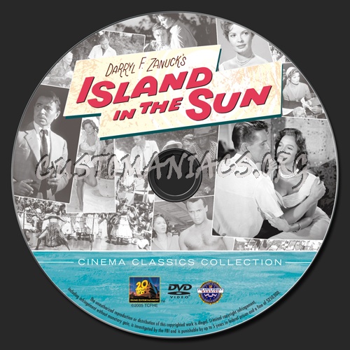 Island in the Sun dvd label