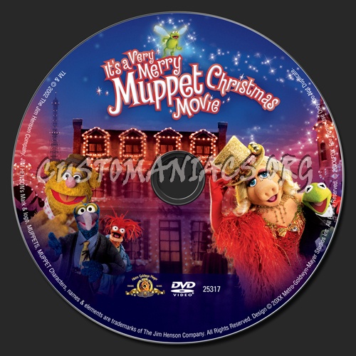 It's a Very Merry Muppet Christmas Movie dvd label
