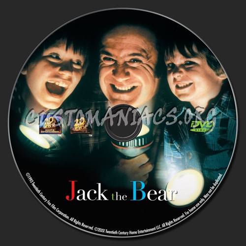 Jack the Bear dvd label