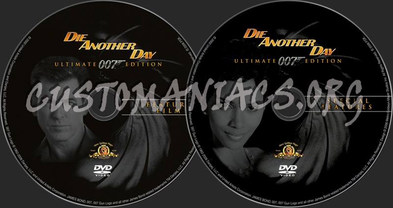 James Bond: Die Another Day dvd label