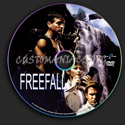 Freefall dvd label