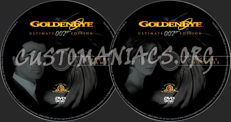 James Bond: Goldeneye dvd label