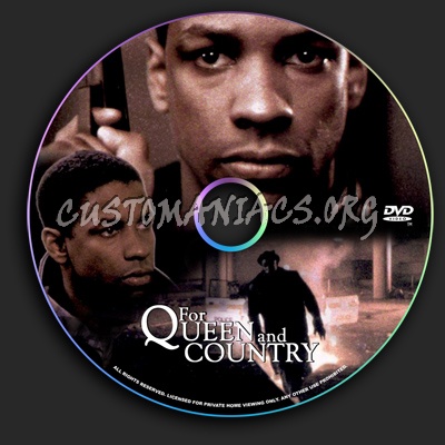 For Queen and Country dvd label