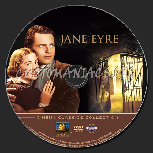 Jane Eyre dvd label