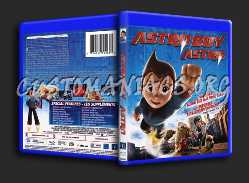 Astro Boy blu-ray cover