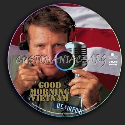 Good Morning Vietnam dvd label
