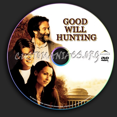 Good Will Hunting dvd label