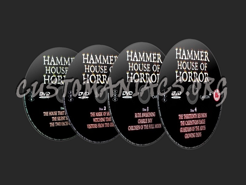 Hammer House of Horrors Volume 2 Discs dvd label