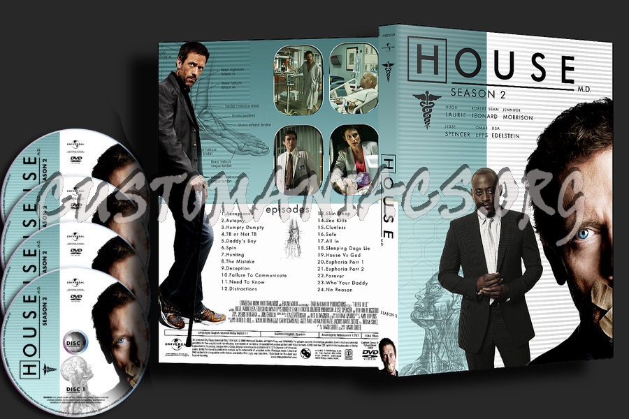 House Season 2 : Single Amaray dvd cover