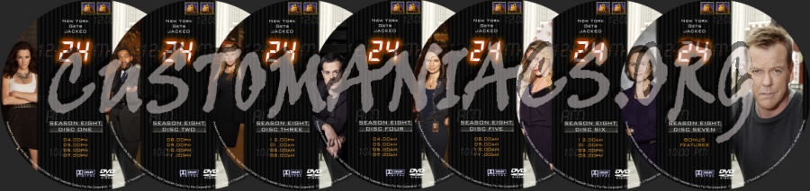 24 Season 8 dvd label