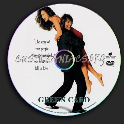 Green Card dvd label