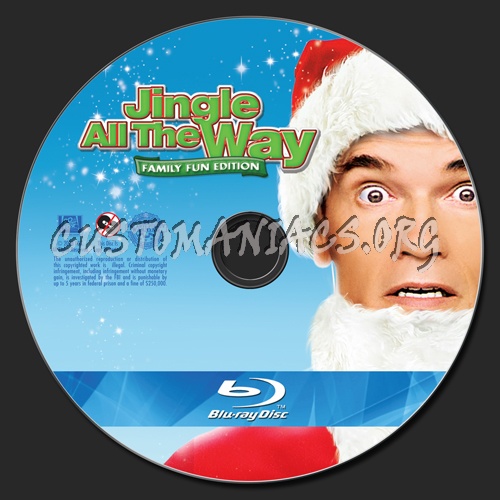 Jingle All the Way blu-ray label