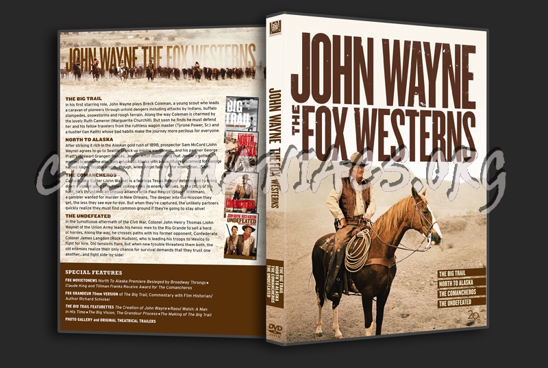 John Wayne The Fox Westerns dvd cover