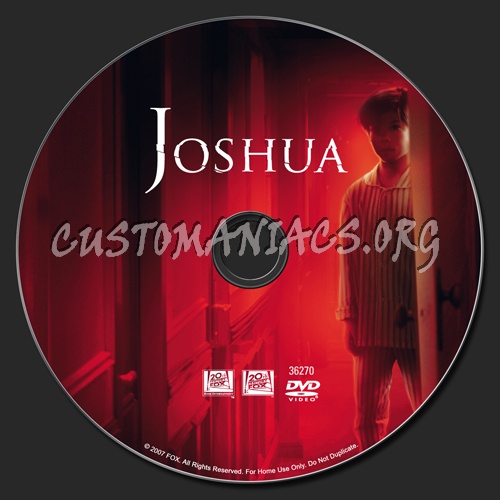 Joshua dvd label