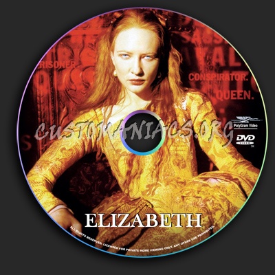 Elizabeth dvd label
