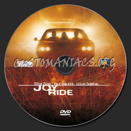 Joy Ride dvd label