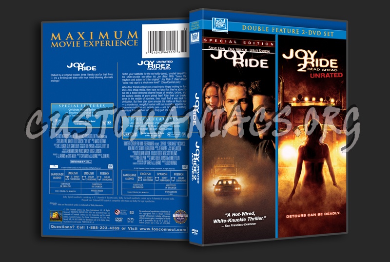 Joy Ride / Joy Ride 2 dvd cover