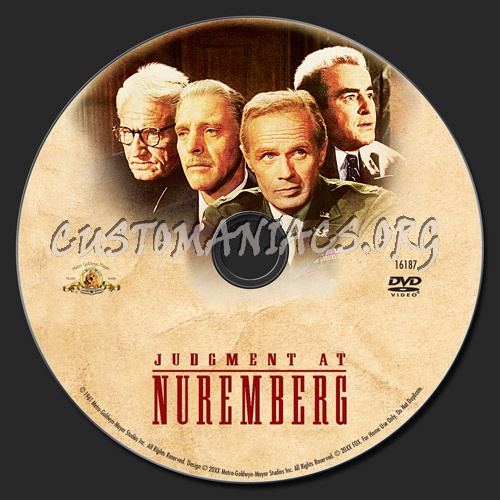 Judgment at Nuremberg dvd label