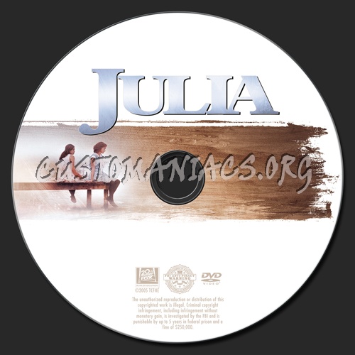 Julia dvd label