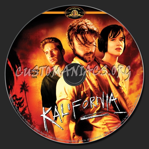 Kalifornia dvd label