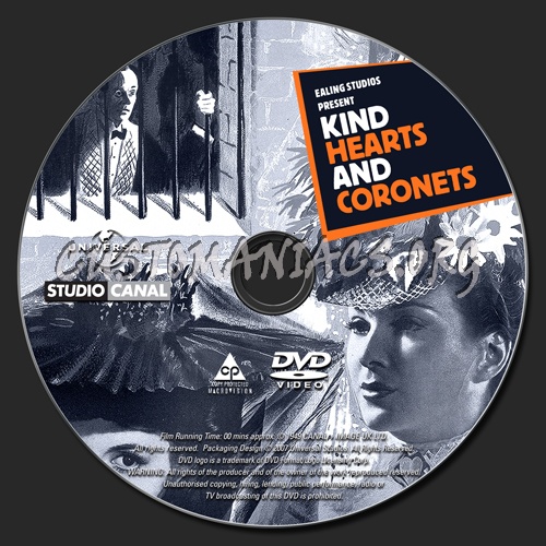 Kind Hearts and Coronets dvd label