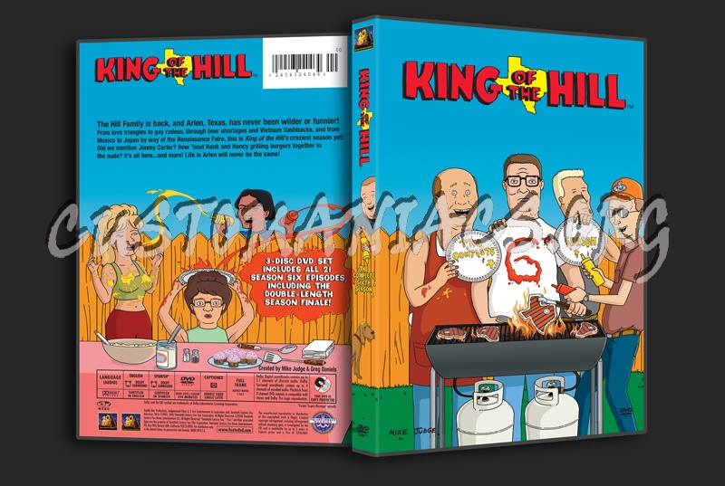 King of the Hill Season 6 dvd cover