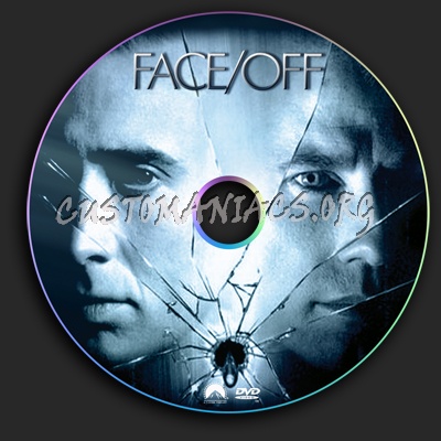 Face Off dvd label