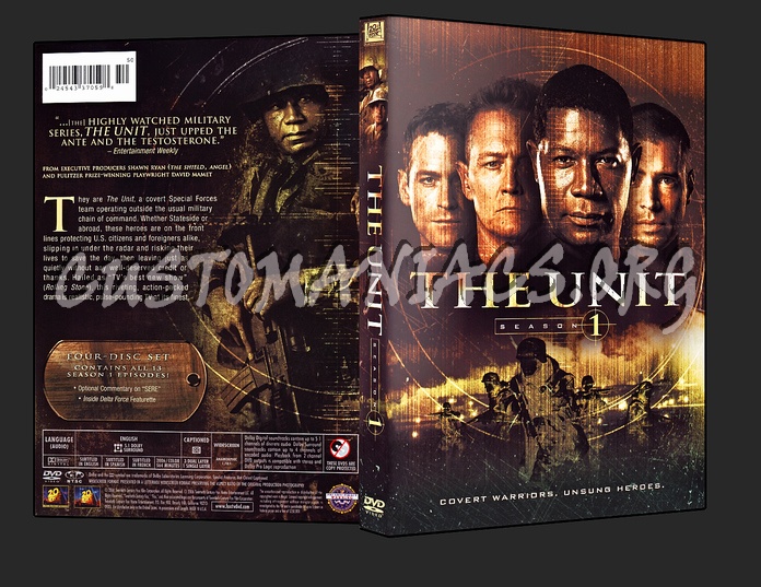 The Unit Season 1 dvd cover