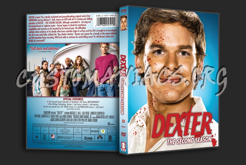 Dexter Season 2 dvd cover