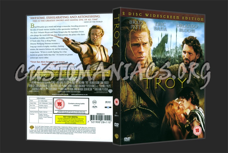 Troy dvd cover