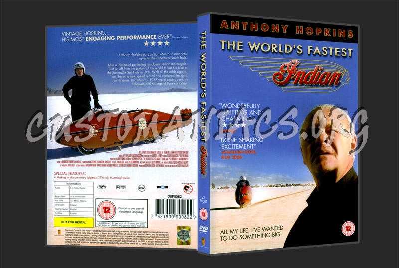 The Worlds Fastest Indian dvd cover