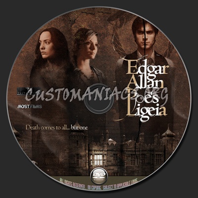 Edgar Allen Poe's Ligeia dvd label
