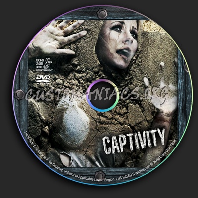 Captivity dvd label