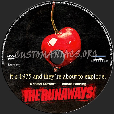 The Runaways dvd label