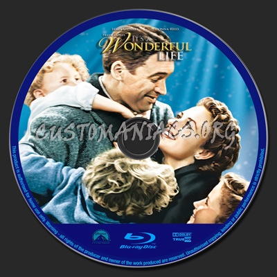 It's A Wonderful Life blu-ray label