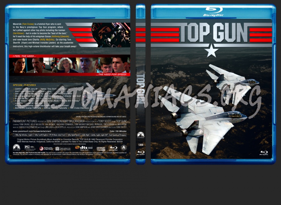 Top Gun blu-ray cover