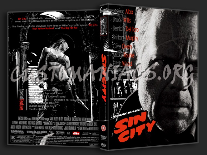 Sin City (16 Versions) dvd cover